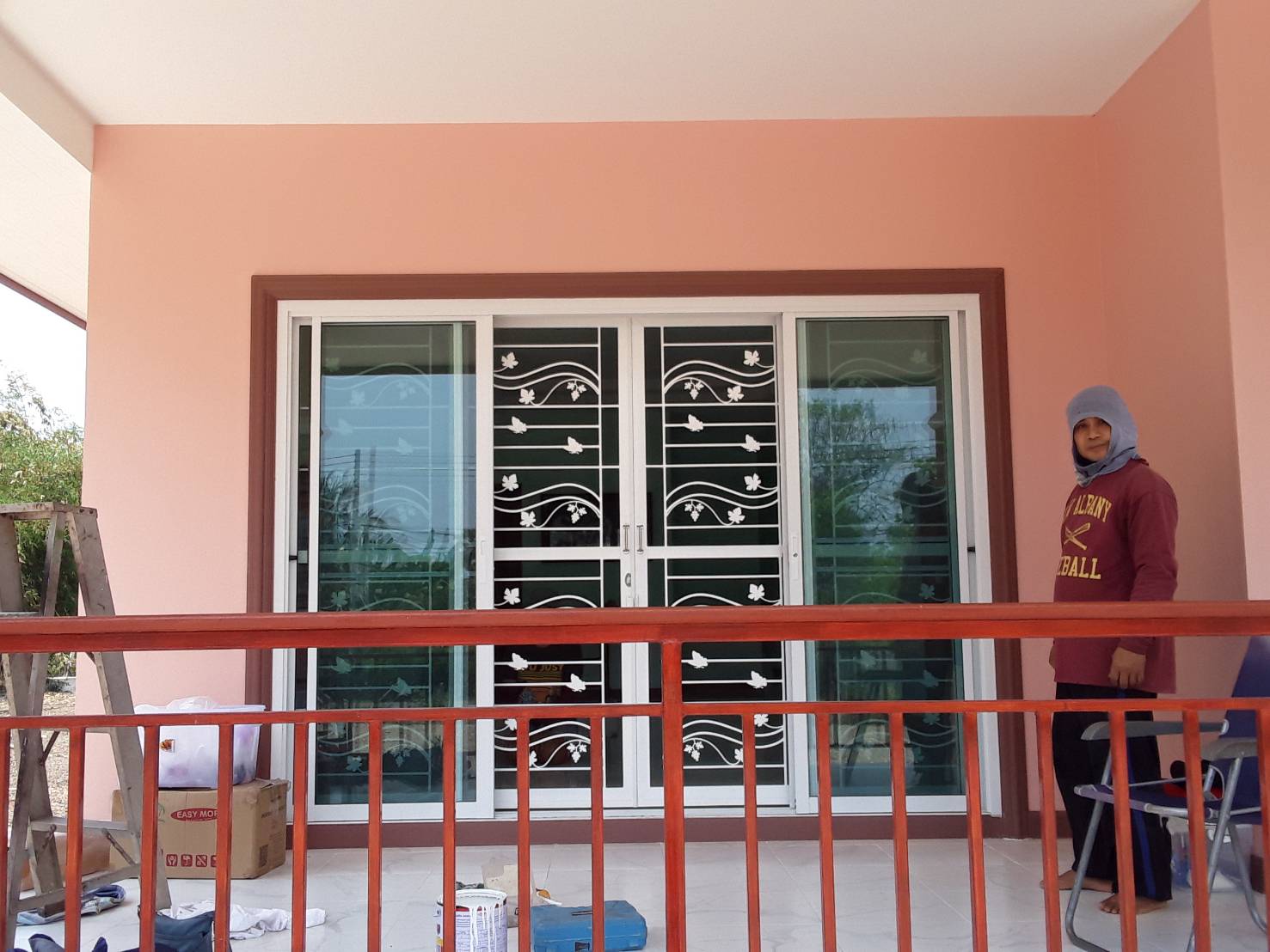 ประตูเลื่อนรางแขวน